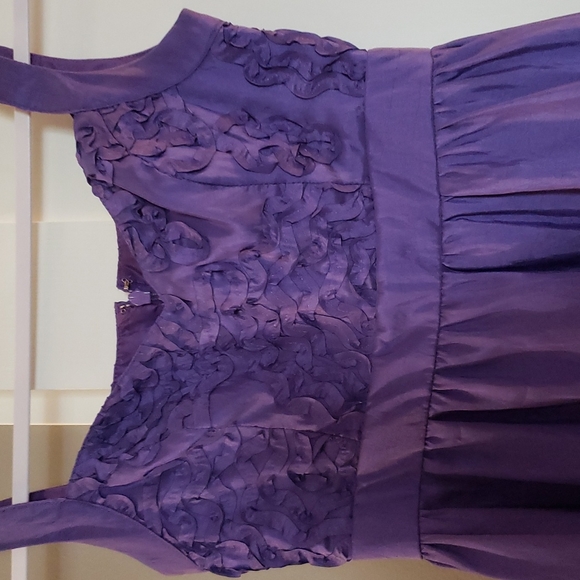 Purple Mini Cocktail Dress - Picture 3 of 3